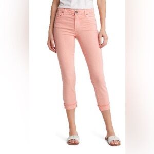 Kut from the Kloth Pink Cropped Jeans Sz 8